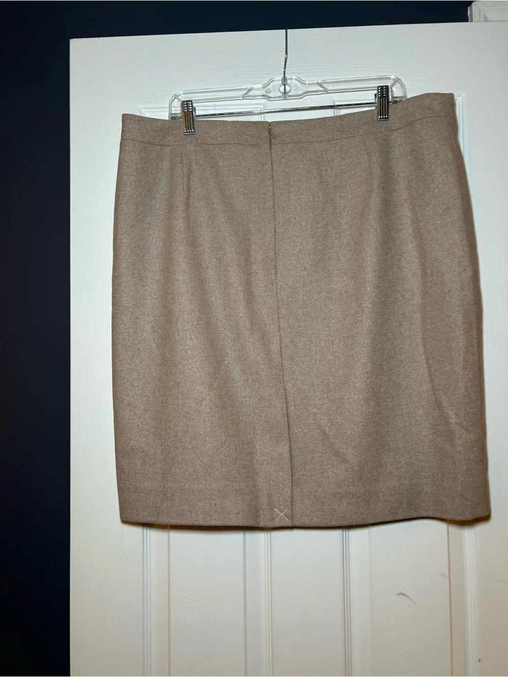 J. Crew The Pencil Skirt in Taupe